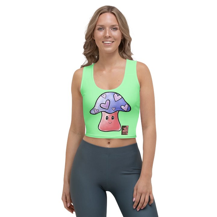 "Mushroom Love" Crop Tank Top product image (1)