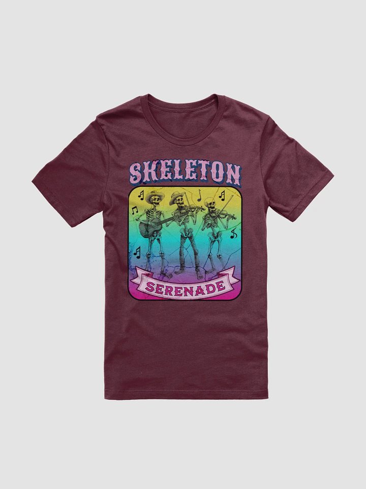 Skeleton Serenade Musical T-Shirt product image (1)