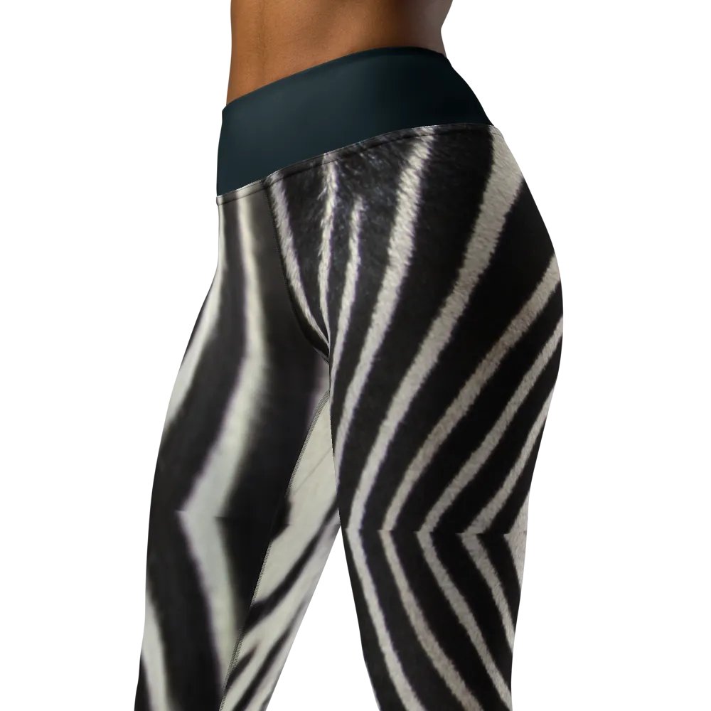Zebra Stripes Pattern | All-Over Print Yoga Leggings product image (3)