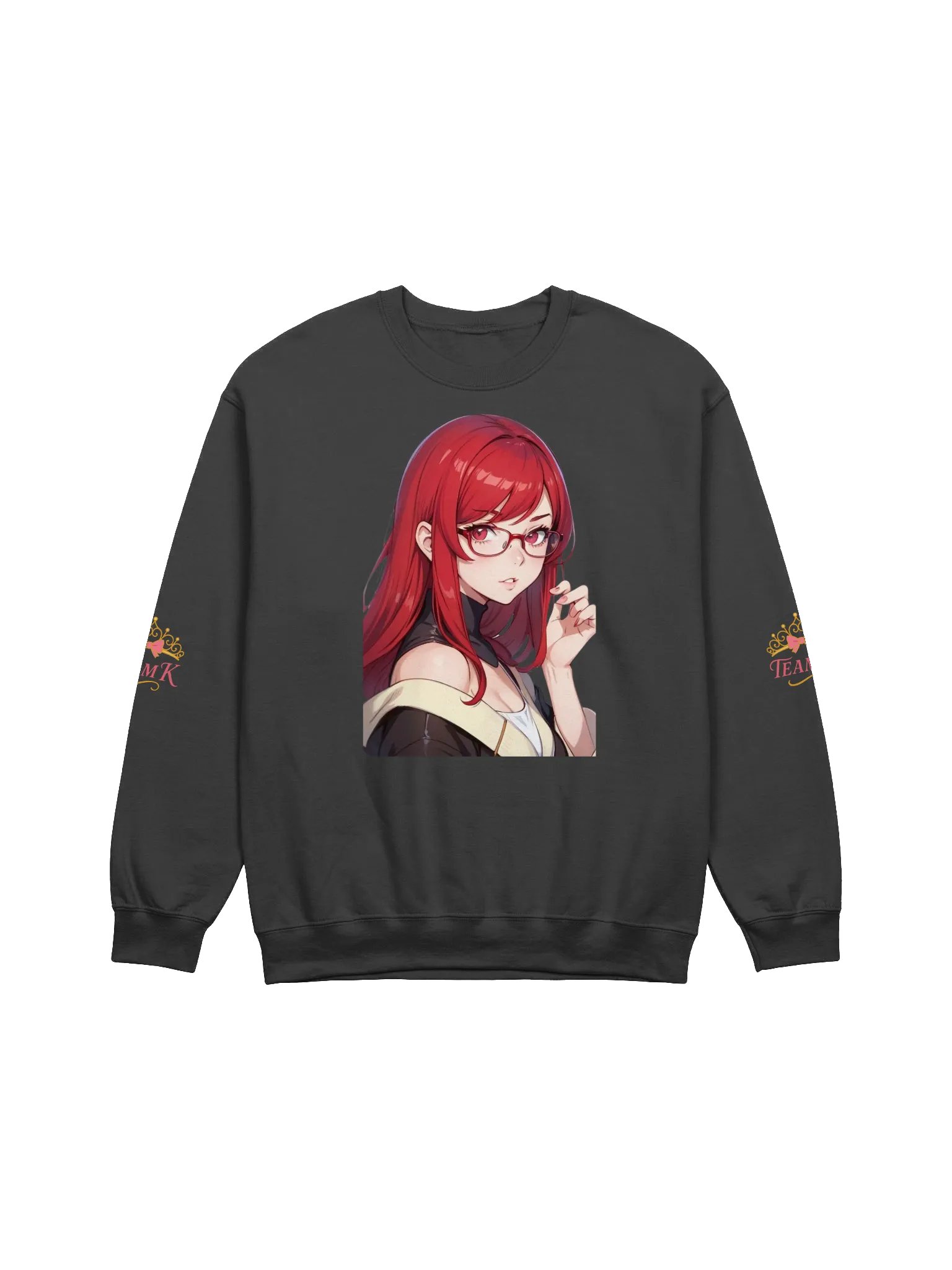 (Red WAIFU) K Sweathshirt product image (1)