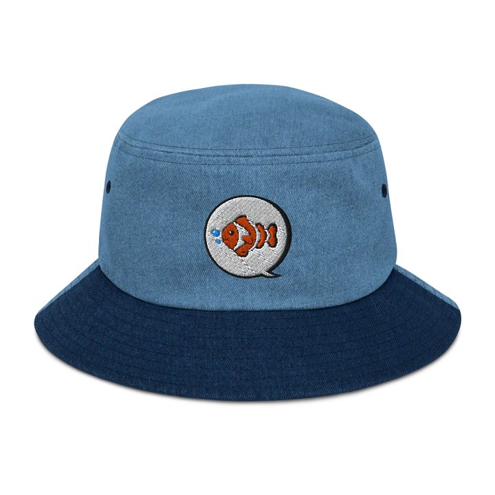 Clownfish TV Embroidered Denim Bucket Hat product image (1)