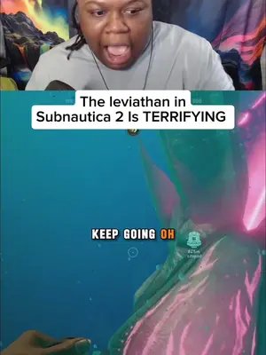 These leviathans ain’t no joke 😭 #subnautica2 #subnautica #xneeyah #girlgamer #blackgirlgamer 