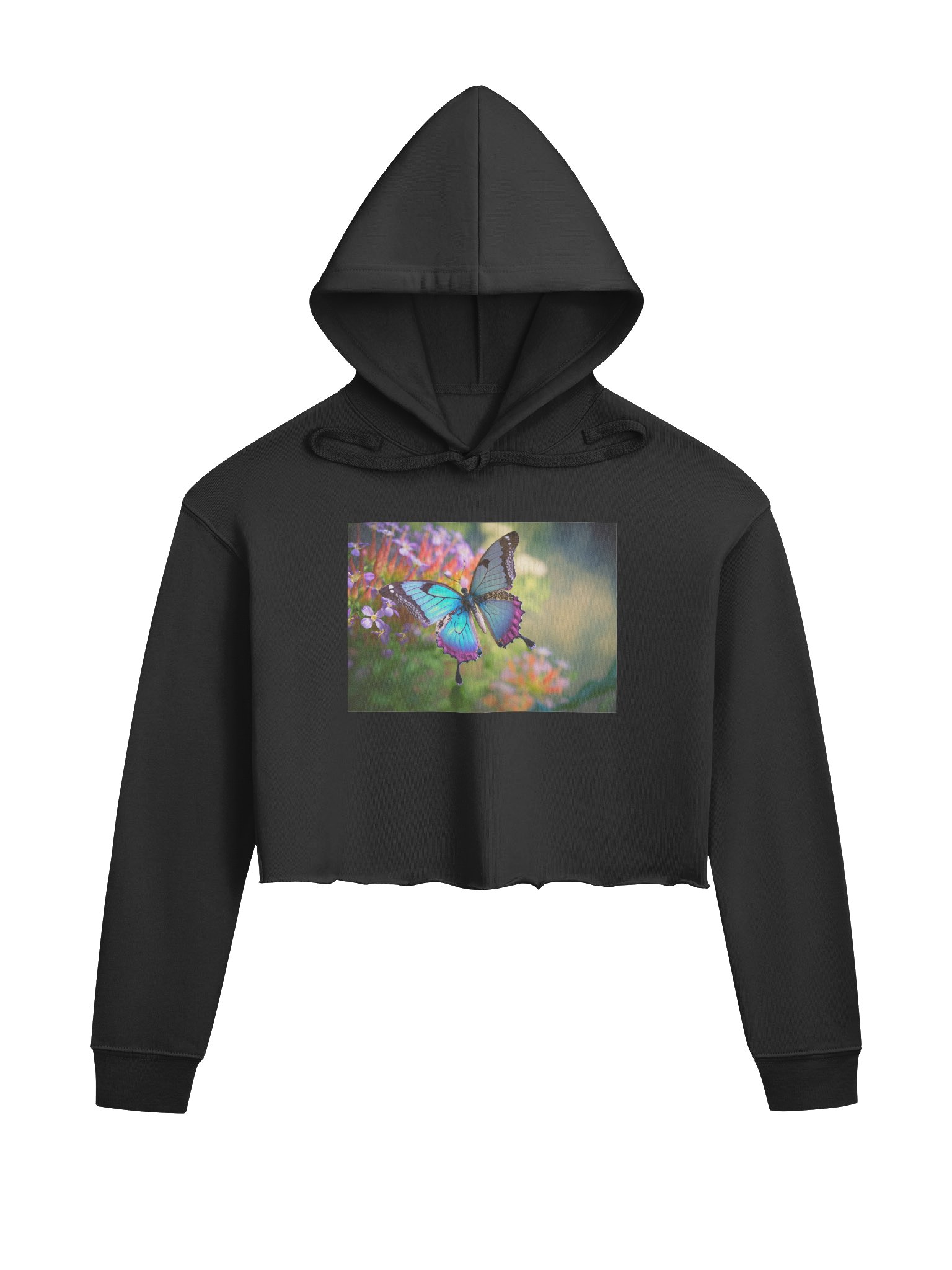 JUST BLOOM — CROPPED HOODIE product image (1)