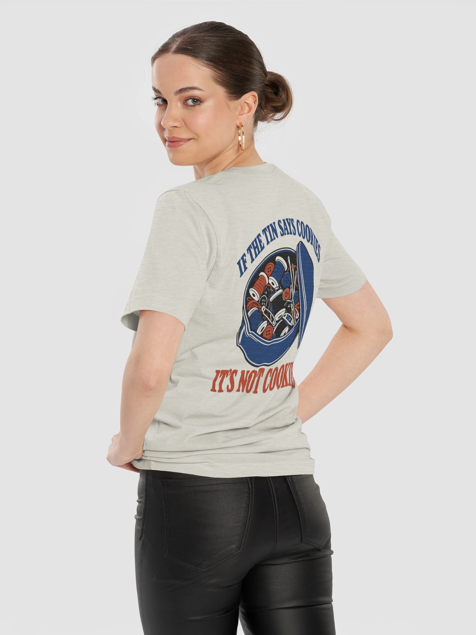 If the Tin Says Cookies, It's Not Cookies (Classic Tee, Front and Back) product image (23)