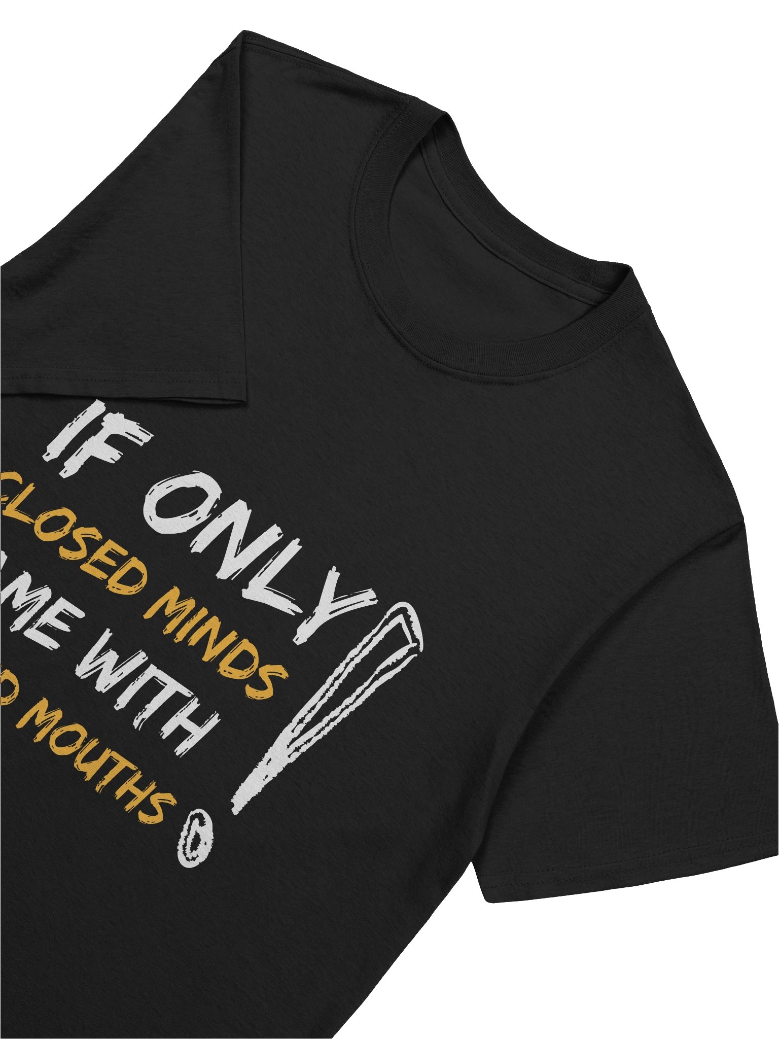 Closed Minds, Closed Mouths Softstyle Unisex T-Shirt product image (7)