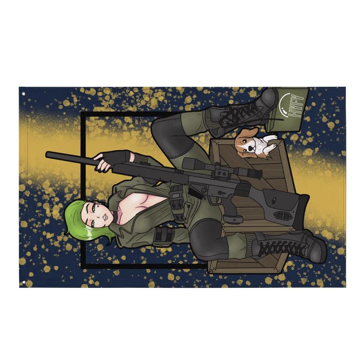Sniper Pickle Chan Flag product image (1)