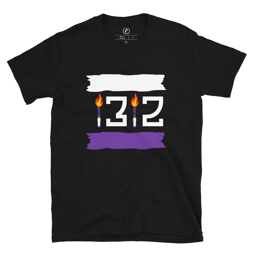 Tricou 1312 Alb și Violet | Ultraşi în Peluze product image (2)