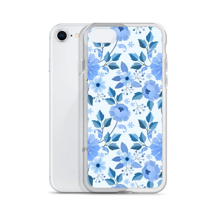 Blue Floral Harmony iPhone® Case product image (55)