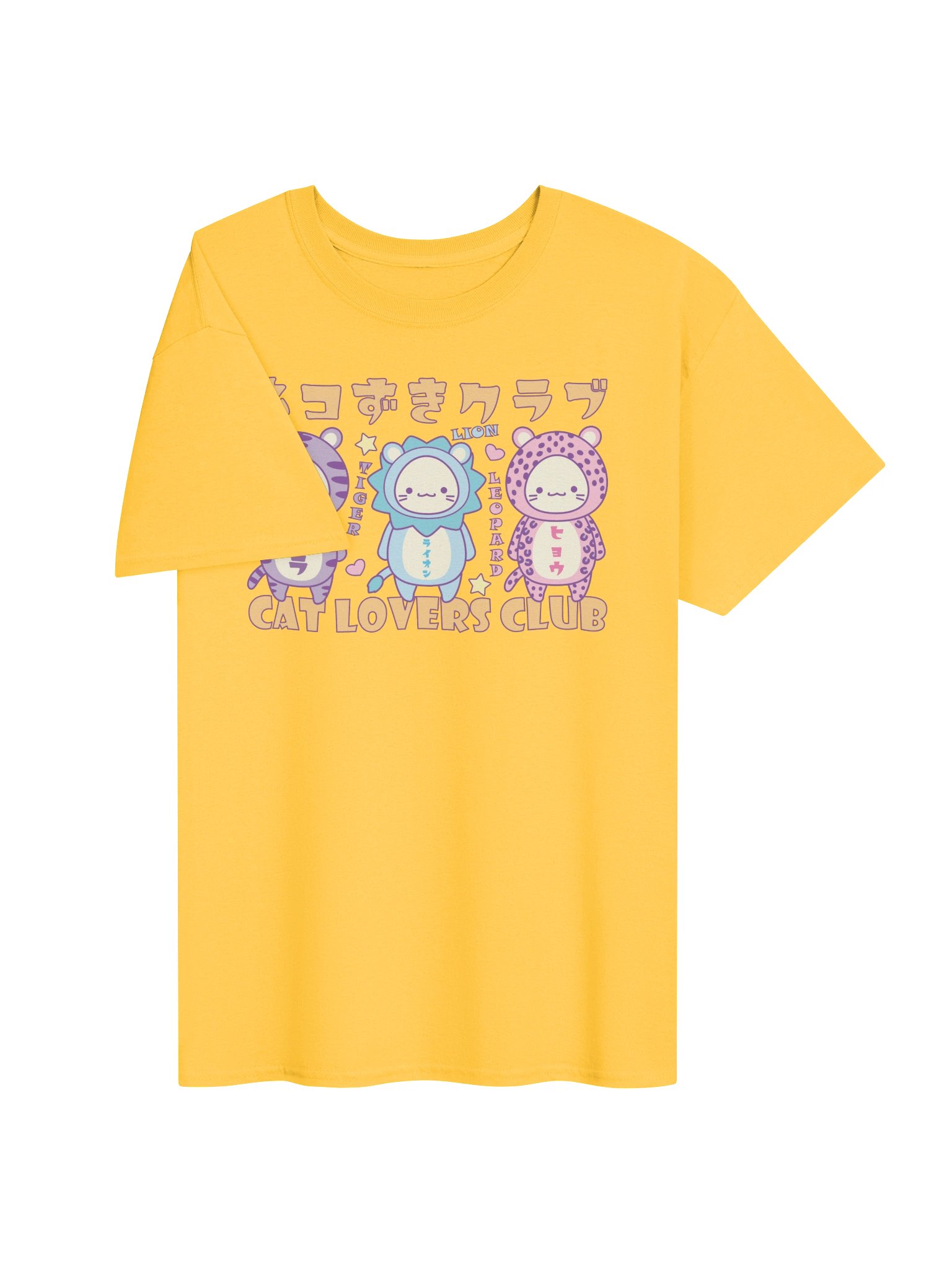 CAT LOVERS CLUB 2 - Unisex Adult Heavyweight T-shirt product image (2)
