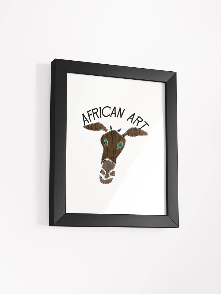 Eco-Friendly Ayous Wood Framed Matte Poster product image (13)