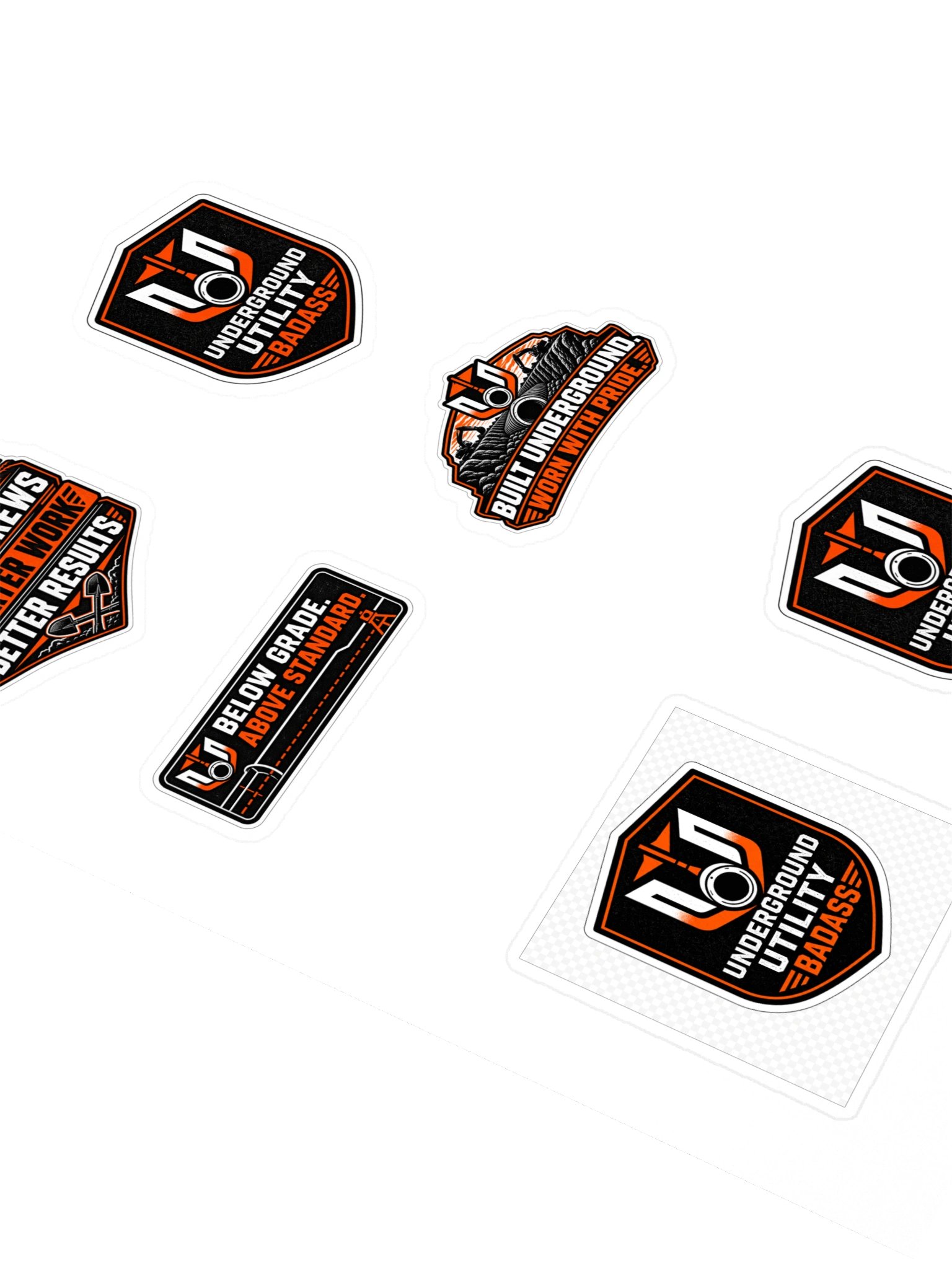 Underground Utility Badass Stickers product image (2)