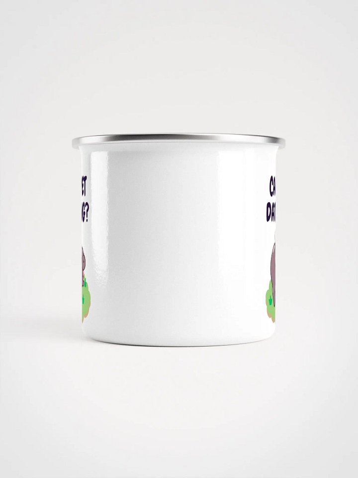MOODENG'S CAN I PET DAT DAWG? ENAMEL MUG product image (2)