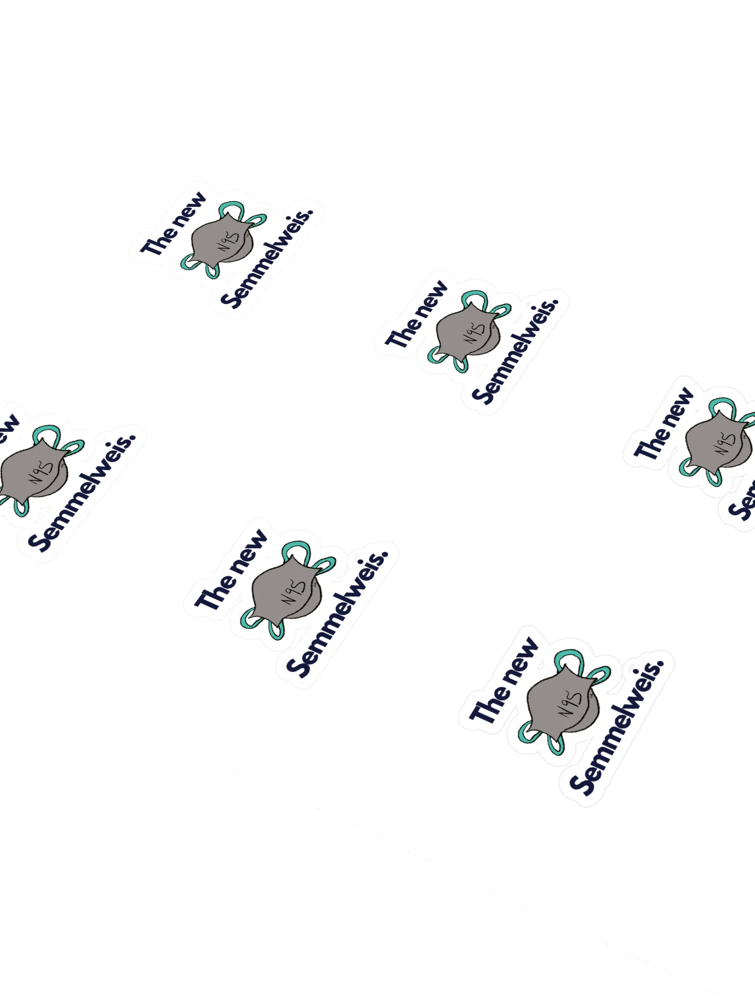 The New Semmelweis sticker 6 pack (Long Covid edition) product image (2)
