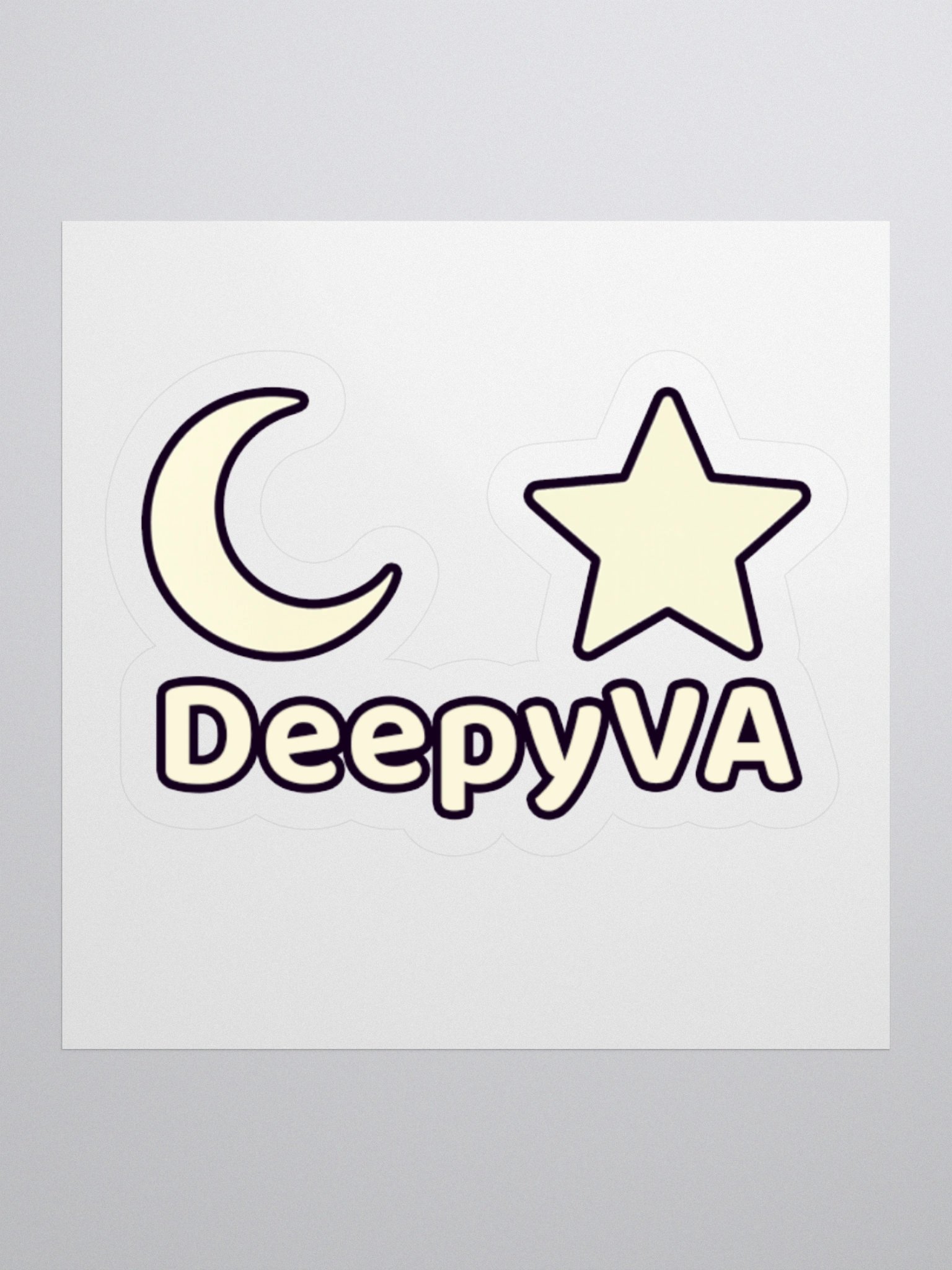 Yellow DeepyVA Stickers product image (1)
