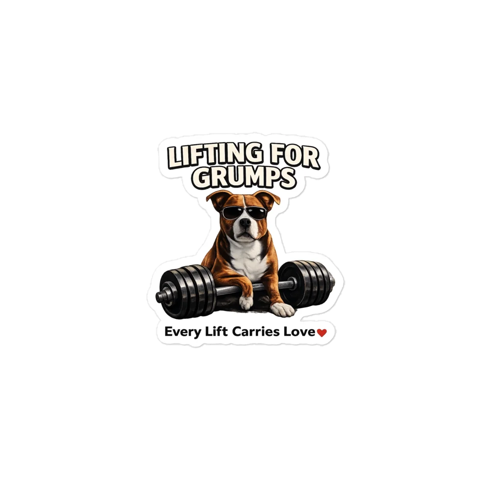 Lifting for Grumps Sticker product image (1)