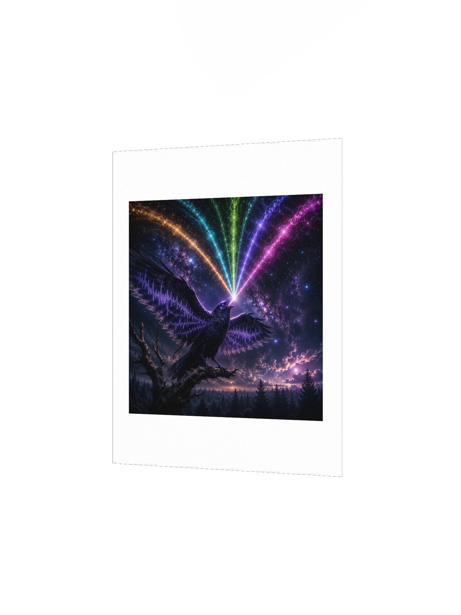Forest Frequency Cosmic Raven Poster product image (6)