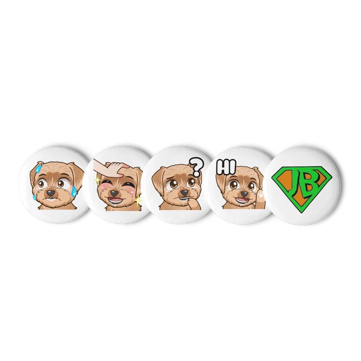 Elmo & JB Button Pins (5) product image (1)