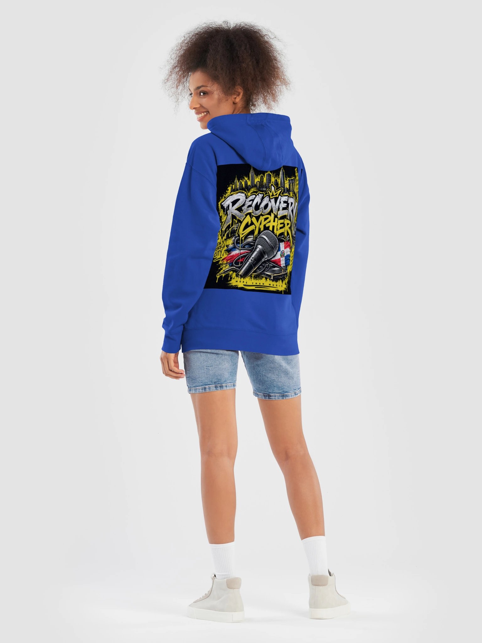 Dominican Dembow Edition Navy Hoodie product image (8)