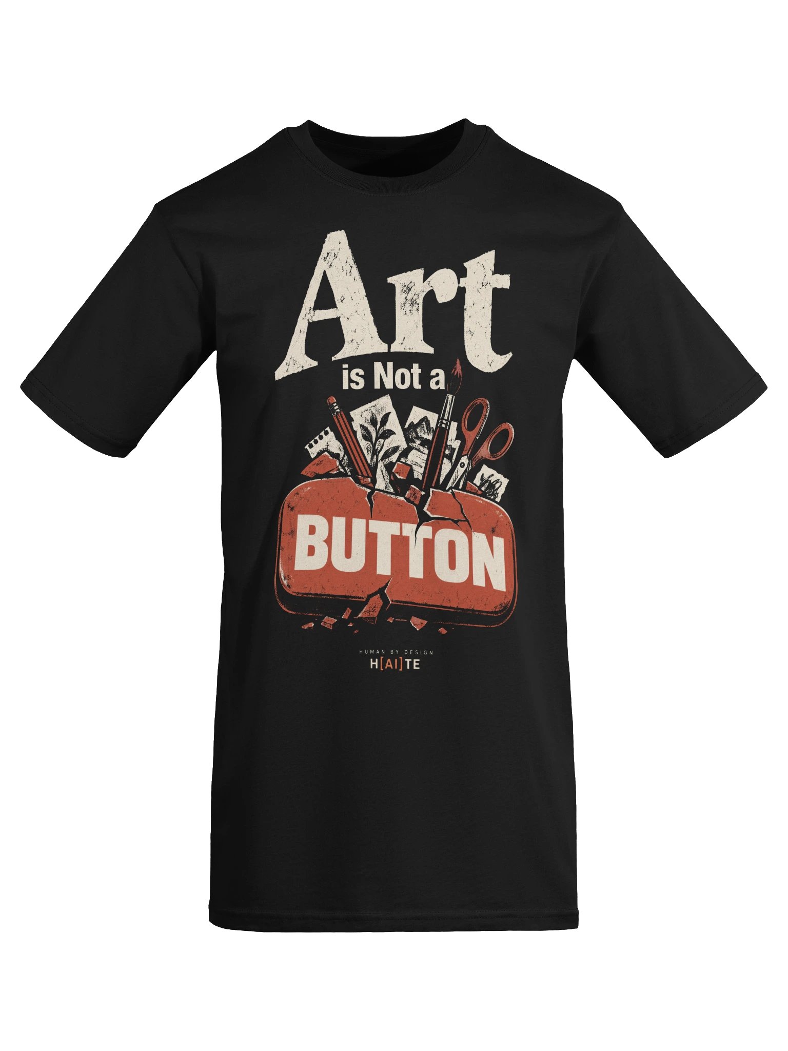 Art Is Not a Button: Broken Button | Heavyweight Tee product image (49)