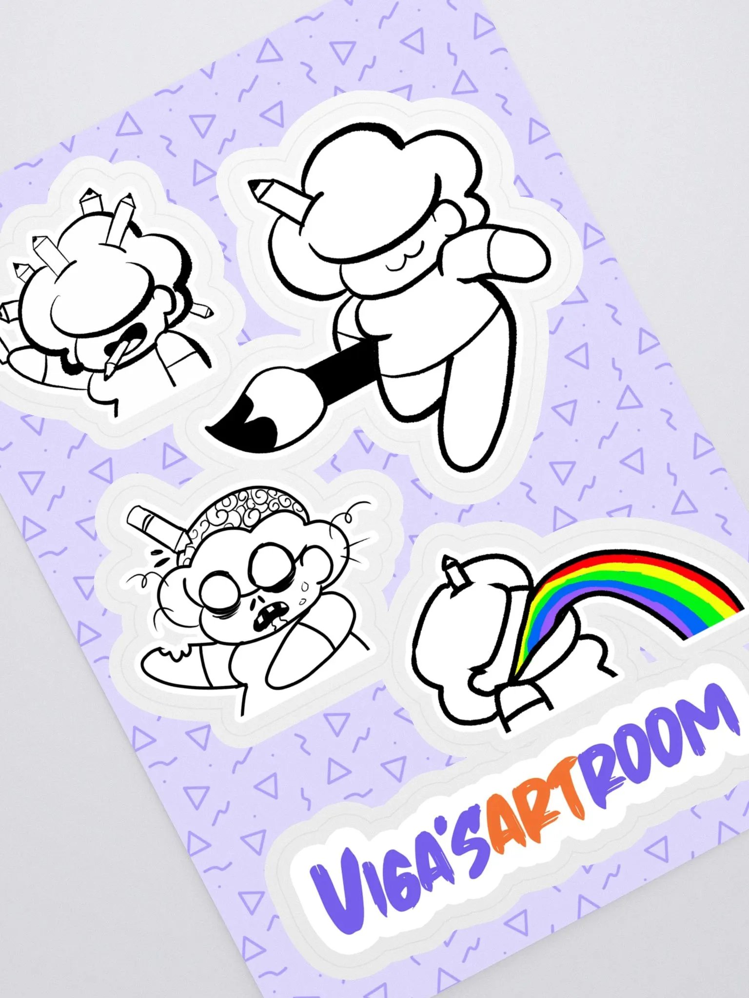Viga's Art Room Sticker Sheet 1 product image (1)