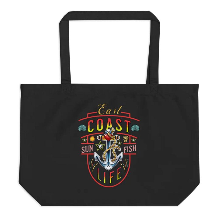 East Coast Life Nautical Organic Tote product image (1)