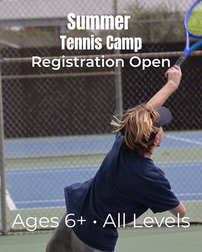 🎾 Summer Tennis Camp Registration is OPEN!
Join us this summer for exciting tennis training, skill-building drills, match pla...
