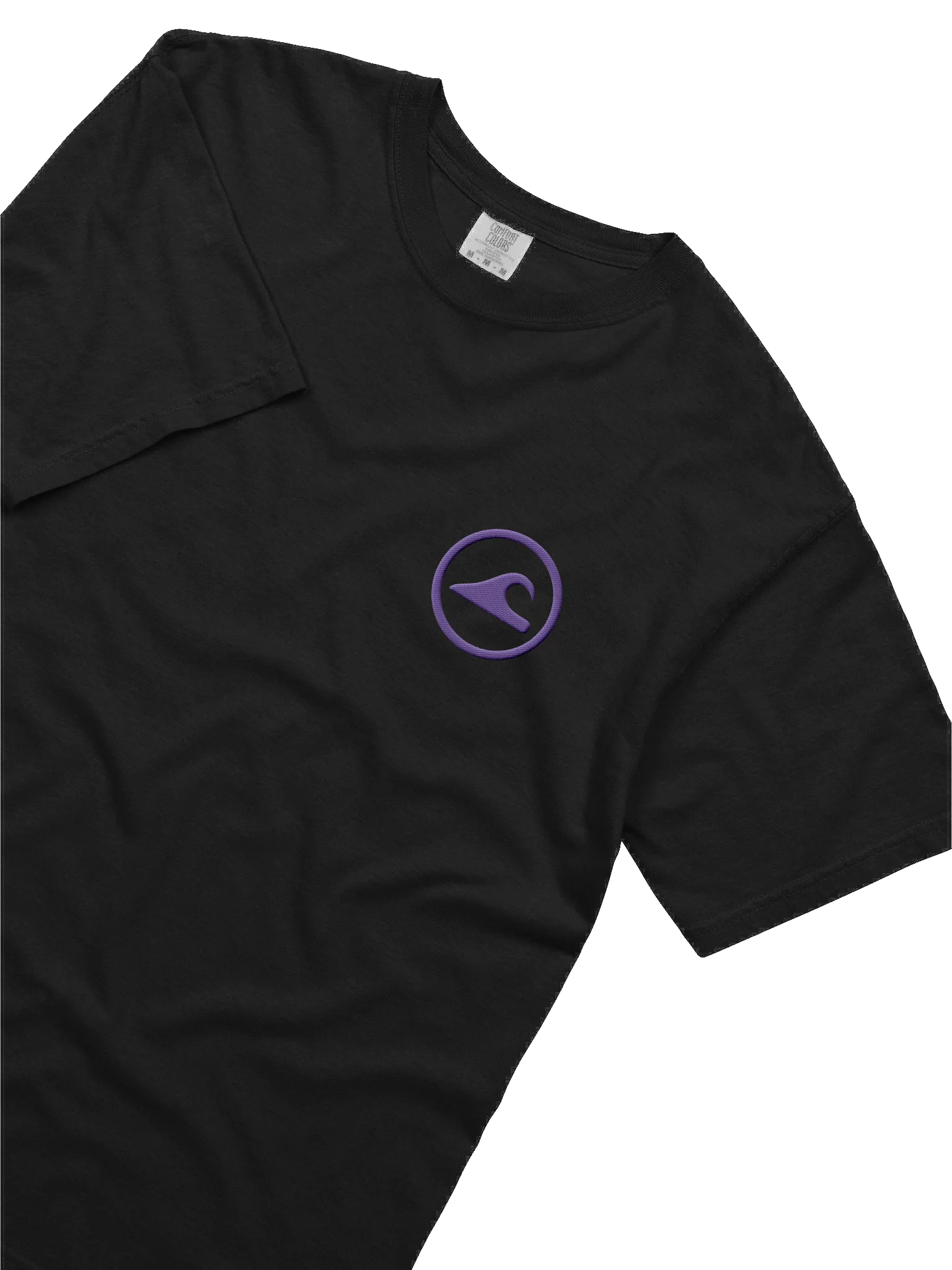 Embroidered Wave Rider Comfort Colors Garment-Dyed Heavyweight T-Shirt (Midnight) product image (5)