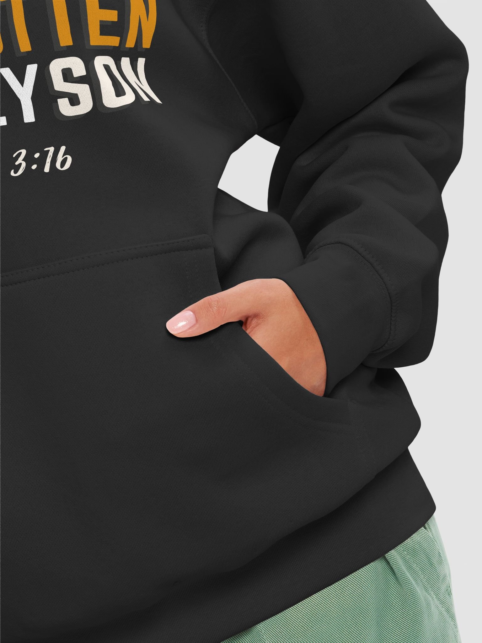 God Be God'n Hoodie (Gold & White Design)) product image (4)
