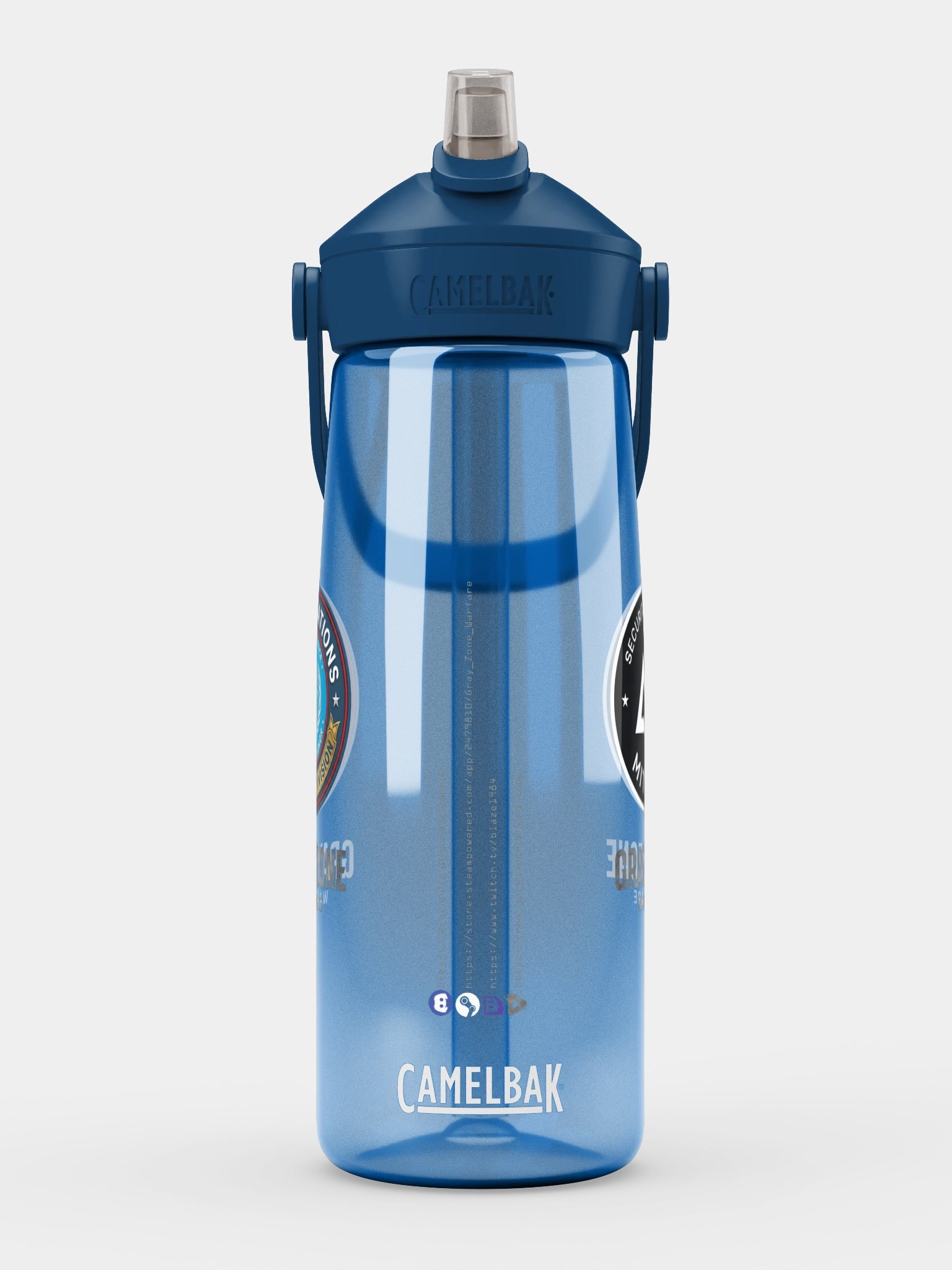 UNWCD/MSS Flip Straw Water Bottle - Smoke GZW product image (1)