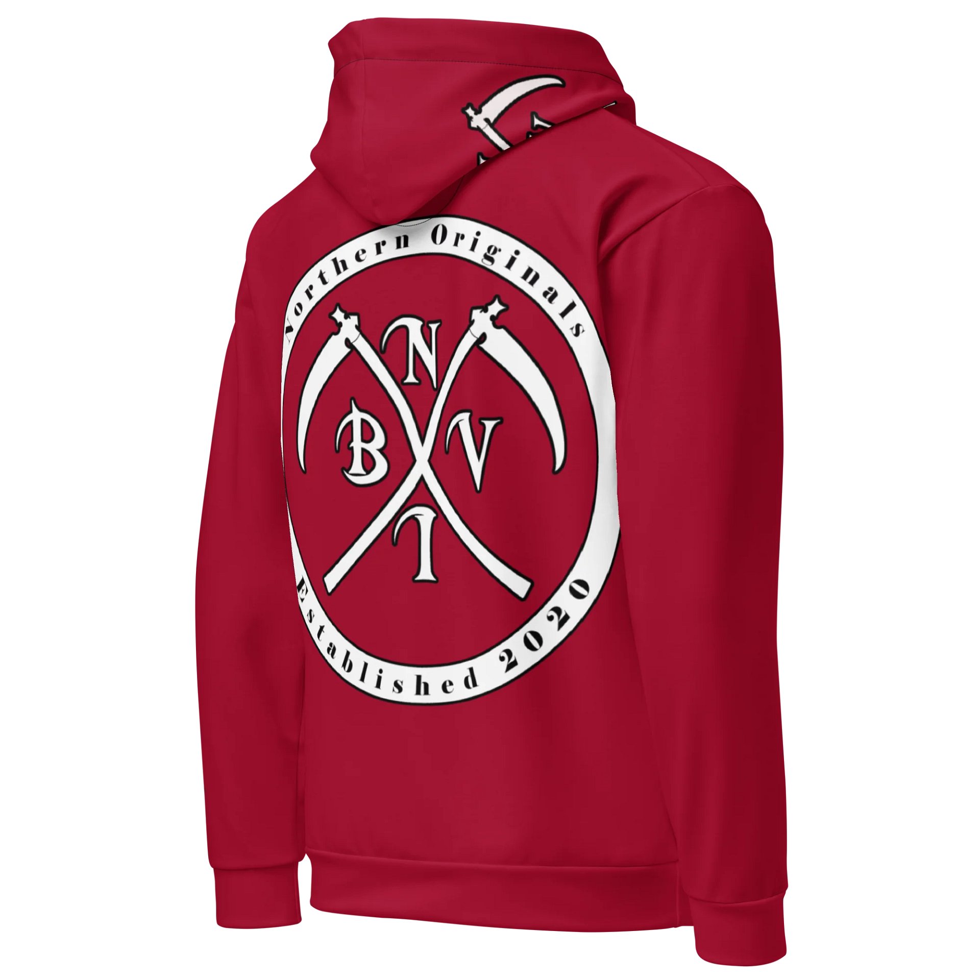 All-Over Print Hoodie Red product image (5)