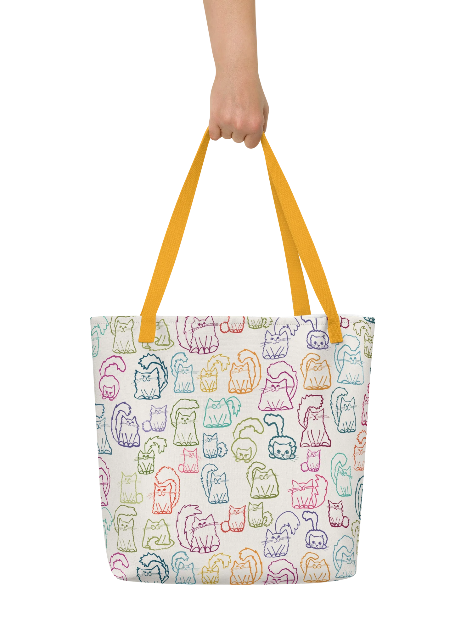 Sooo Many Cute Kitties Large Tote Bag product image (5)