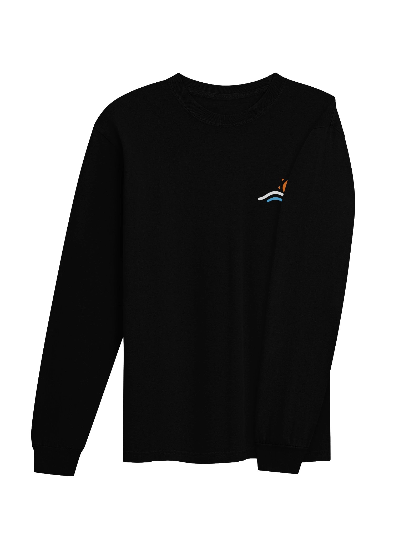Front Pocket Logo and Full Back Graphic Long Sleeve (Light Logo) product image (4)