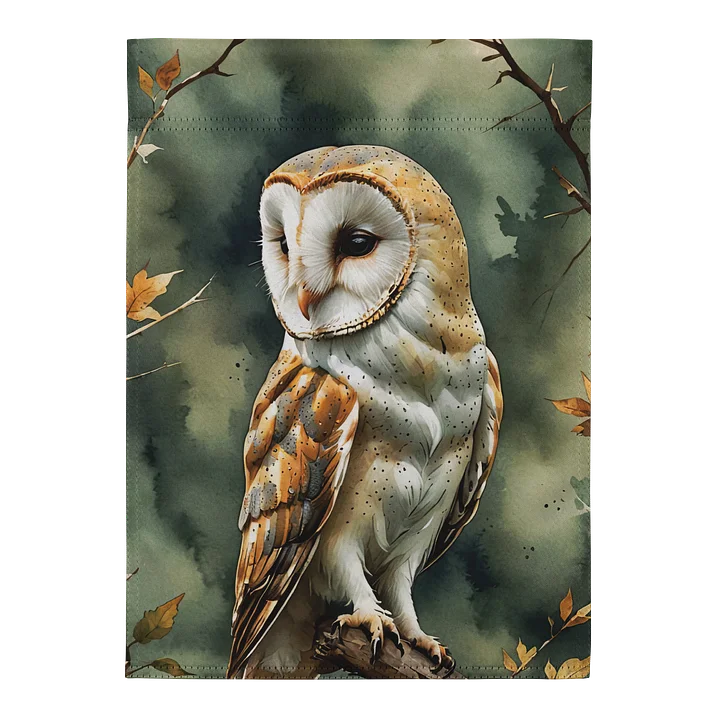 Barn Owl Garden Flag product image (2)