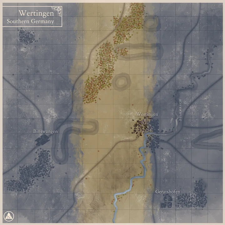 Wertingen battle map. product image (2)