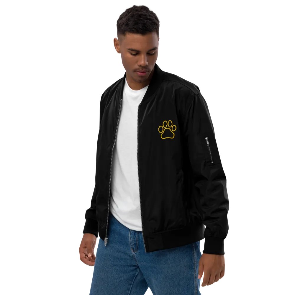 Gold Paw Bomber Jacket product image (6)