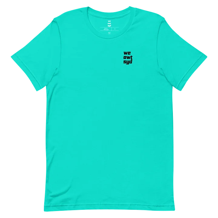 WeOwtsyd Premium T-Shirt - Chest Logo - Teal product image (2)