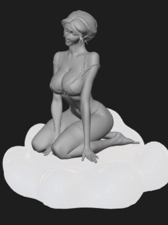 Lingerie Jane Porter - .STL - 3D model instant download! Original fan art product image (2)
