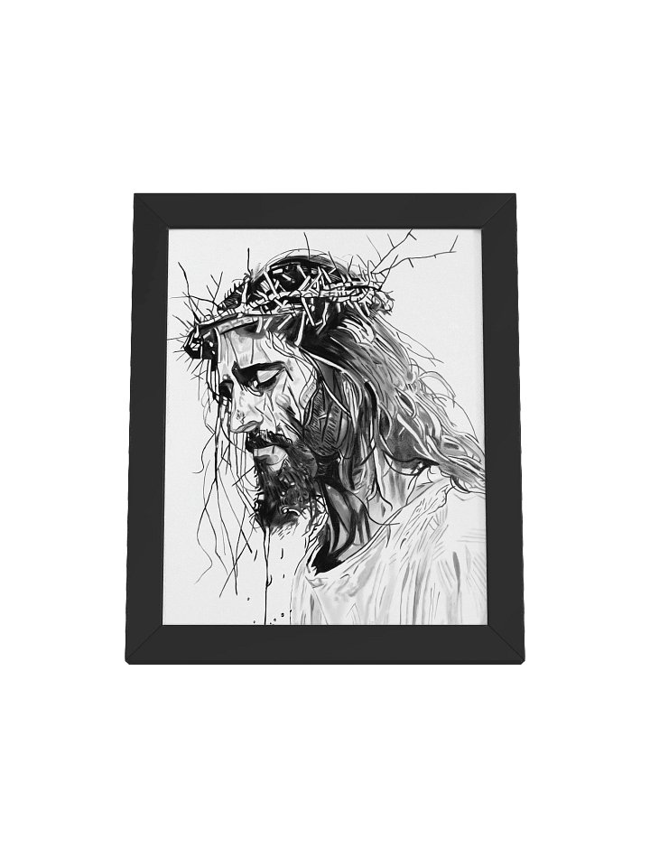 Jesus Christ by Warren Willowdale (Framed High-Quality Matte Fine Art Print) product image (1)