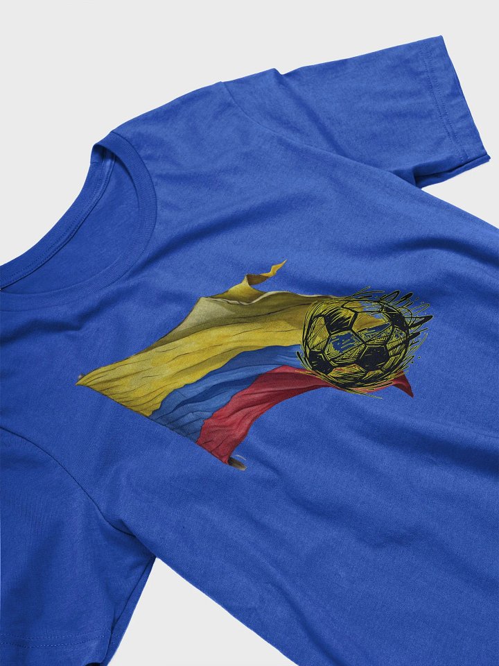 Colombian Flag Soccer Ball T-Shirt product image (2)