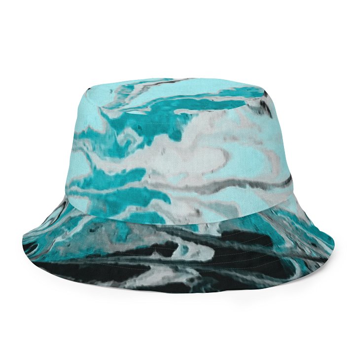 Fluid Turquoise Art Hat product image (1)