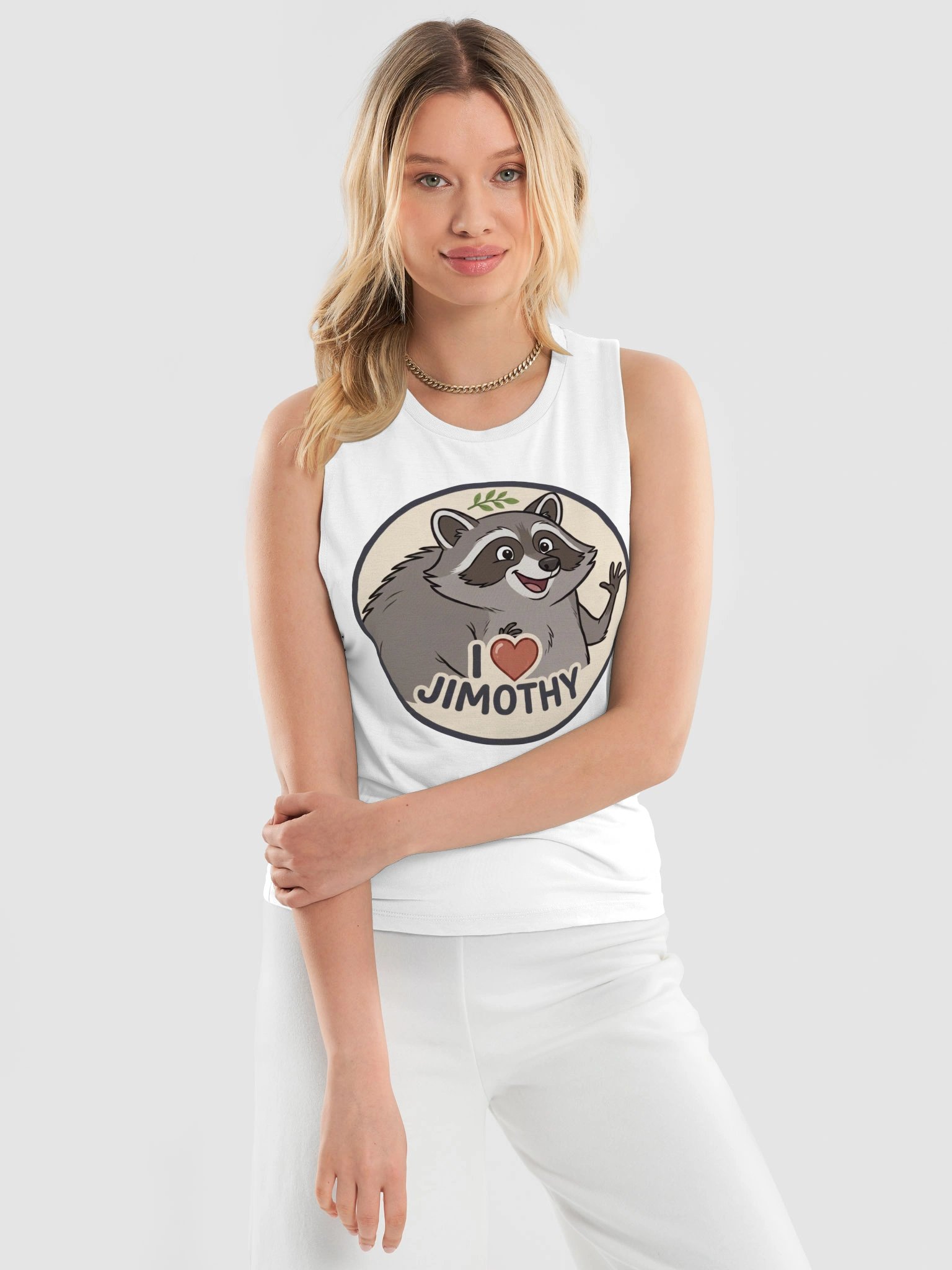 I Love Jimothy Bella Canvas women's muscle tank product image (4)