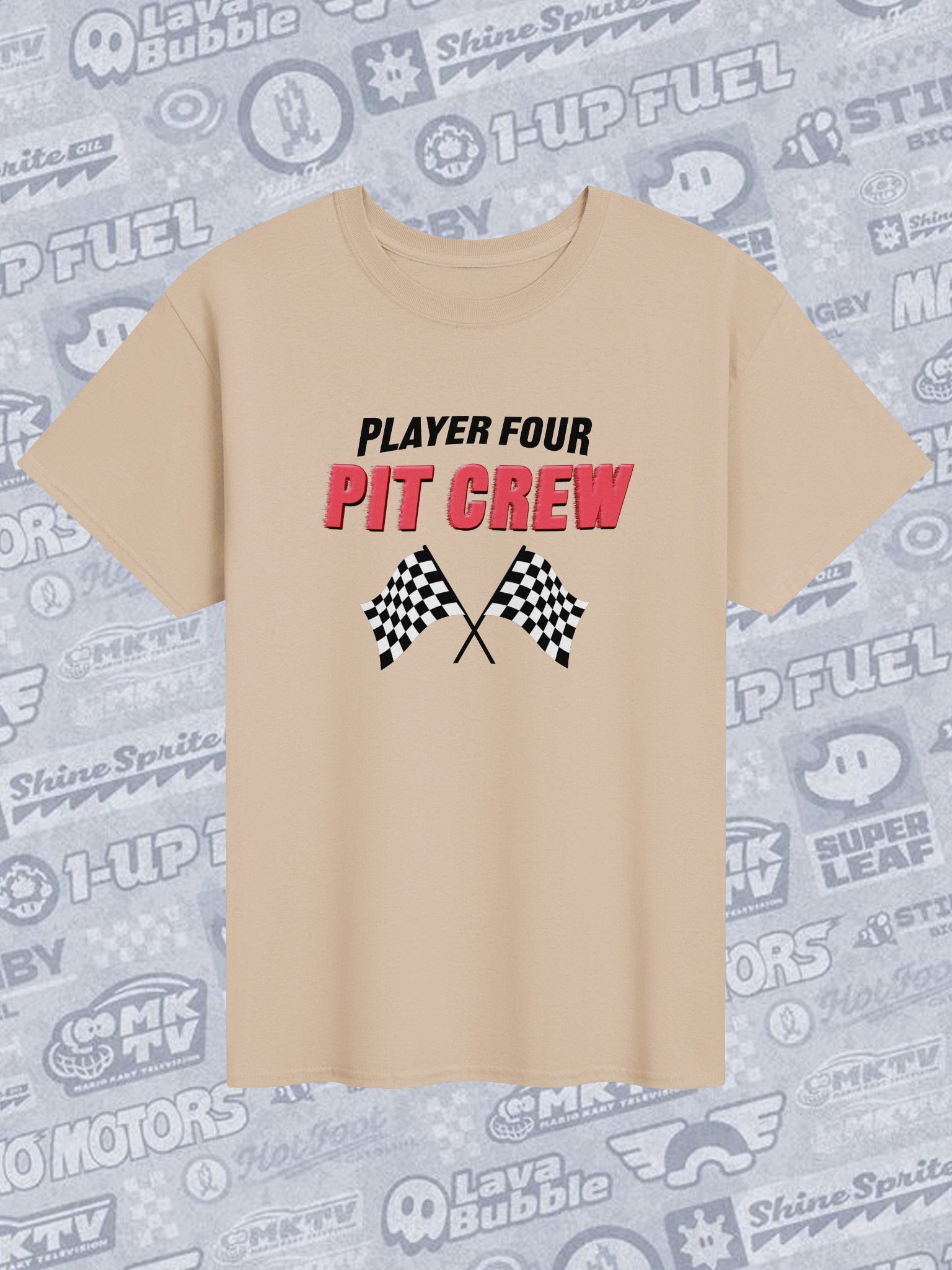 Player Four Pit Crew T-Shirt (12 Colors) product image (1)