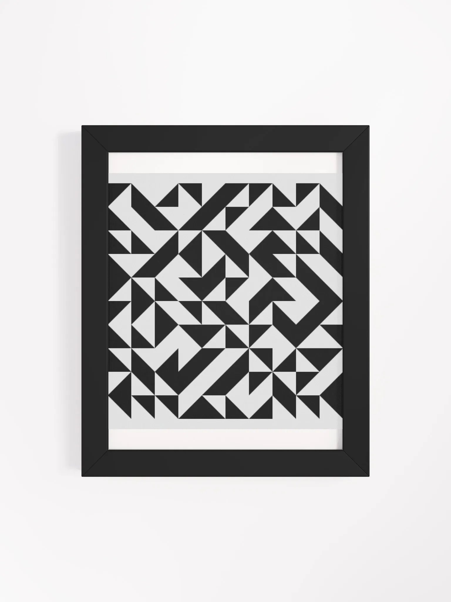 Abstract Geometric Fusion Framed Poster product image (4)