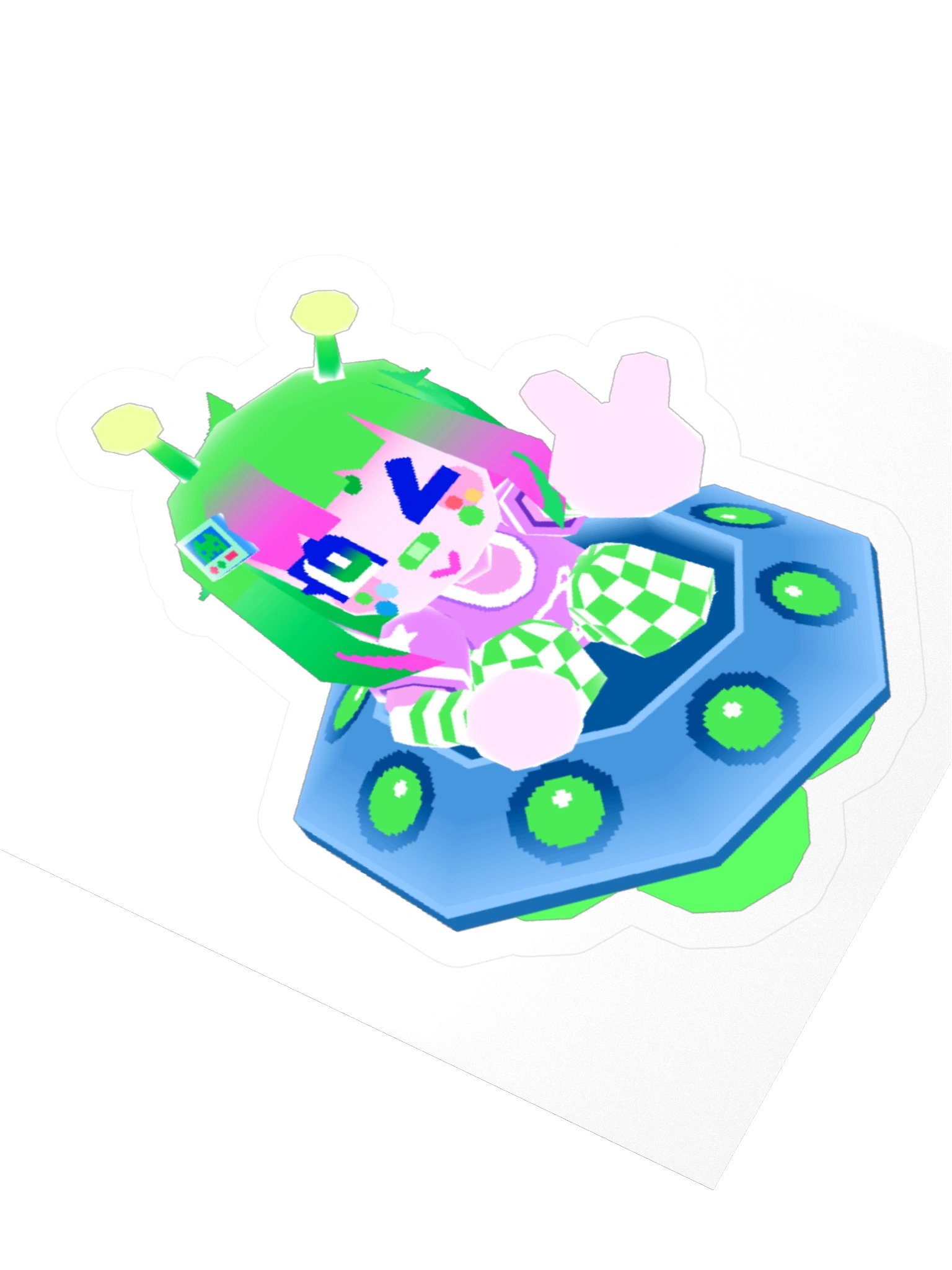 Pongon UFO Sticker product image (3)