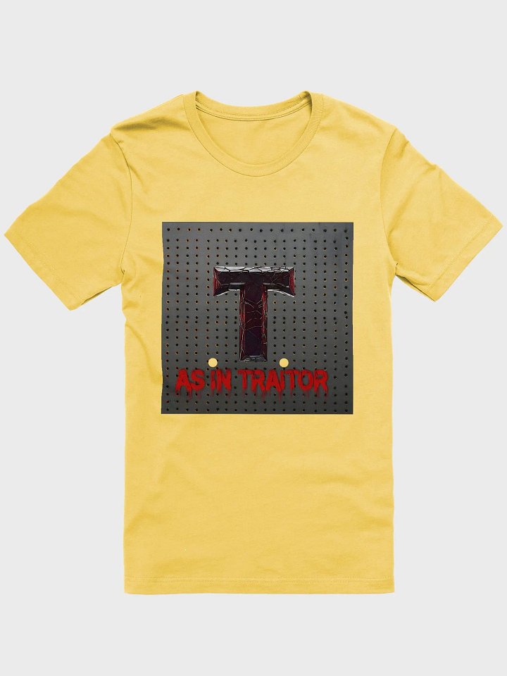 T as in traitor super soft t-shirt by dark alphabet product image (1)