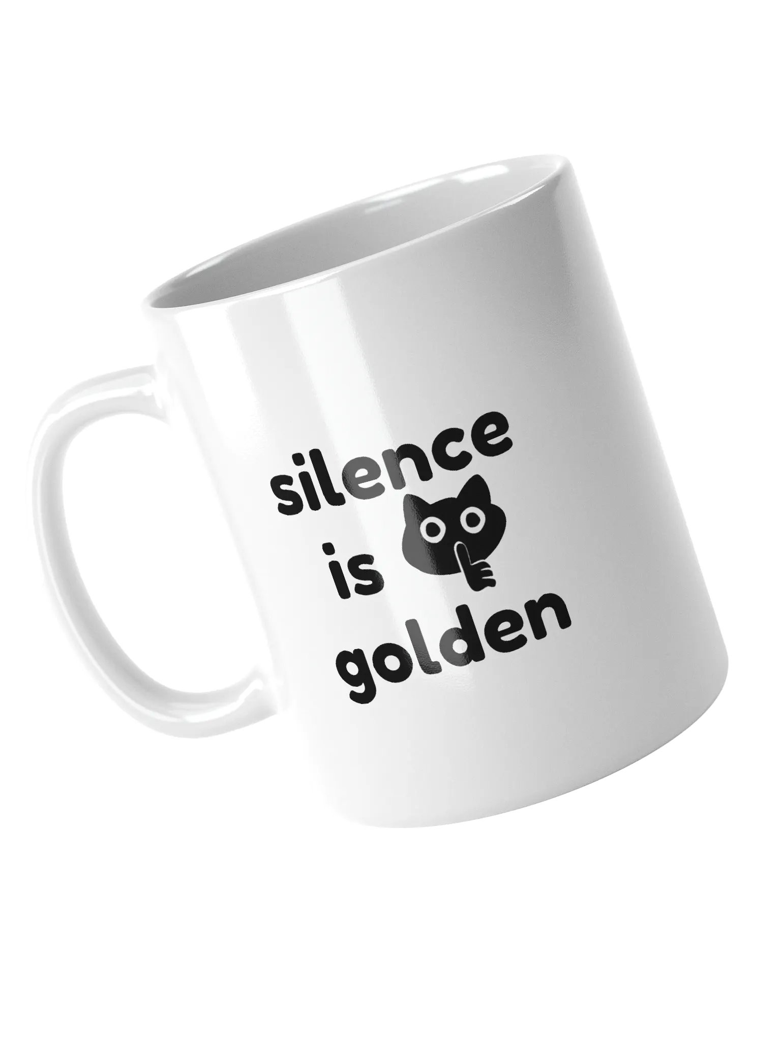 Silence is Golden Mug product image (4)