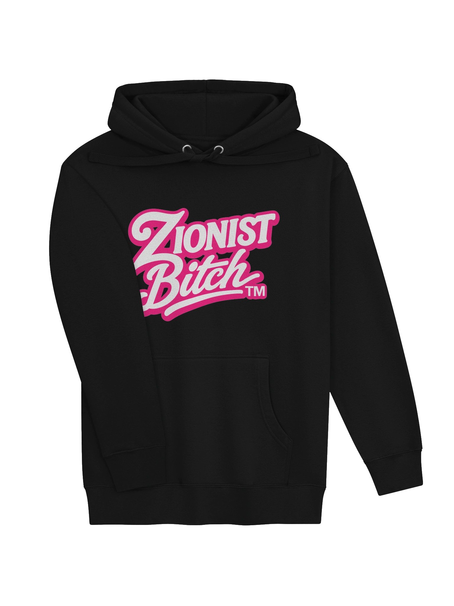 Zionist Bitch Script Hoodie (Black) product image (3)