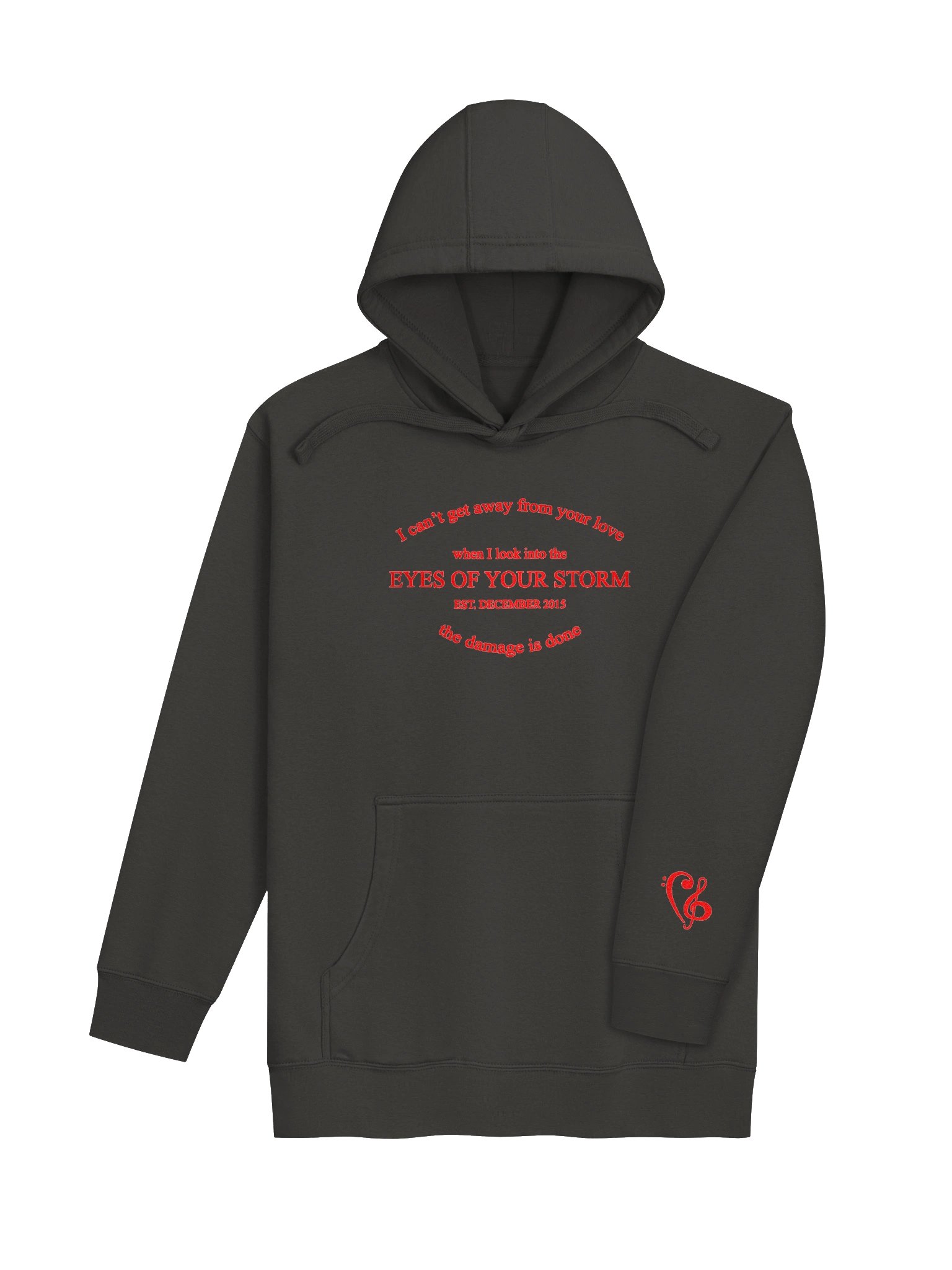 the damage is done Embroidered Hoodie product image (1)