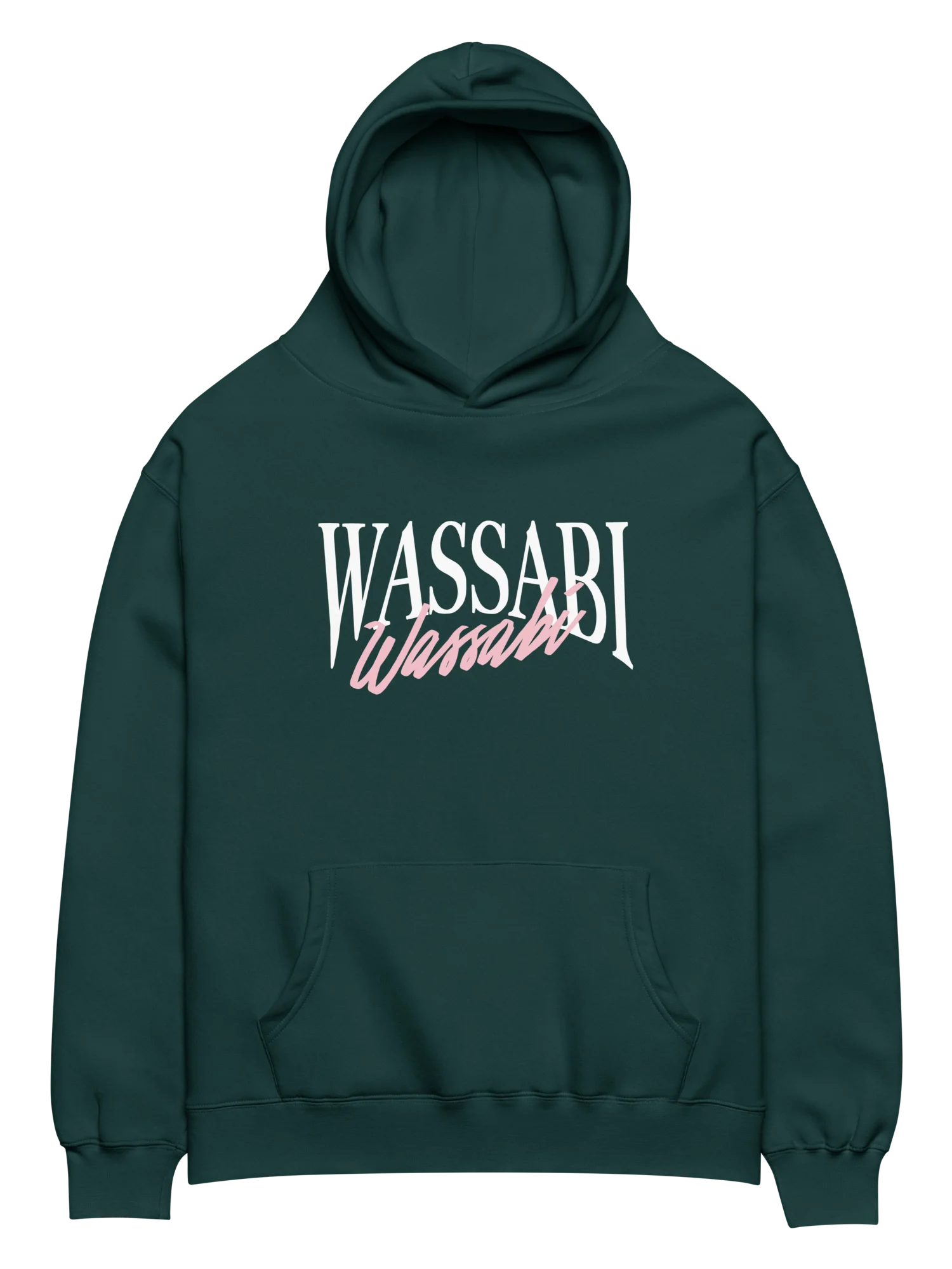 Wassabi Oversized Blue and Green Hoodie product image (1)