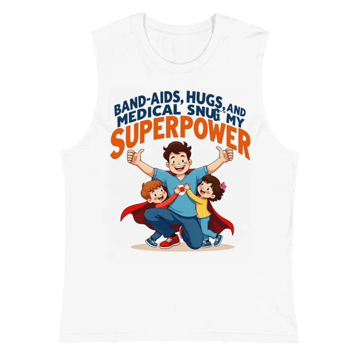 Superhero Hugs Muscle Tank product image (2)